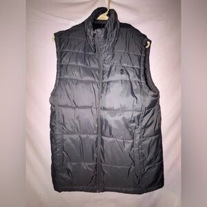 Izod Dark Gray Men's Puffer Vest